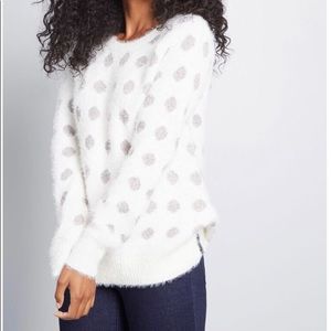 Warm an Opinion Dotted Sweater